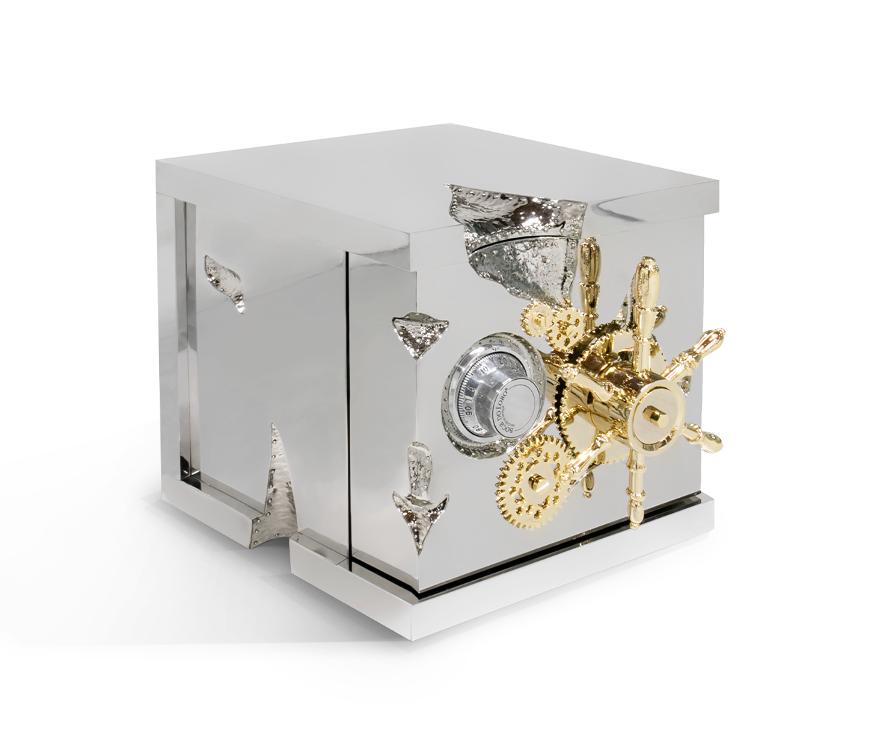 Millionaire Silver Luxury Jewelry Safe by Boca do Lobo, Safe Box