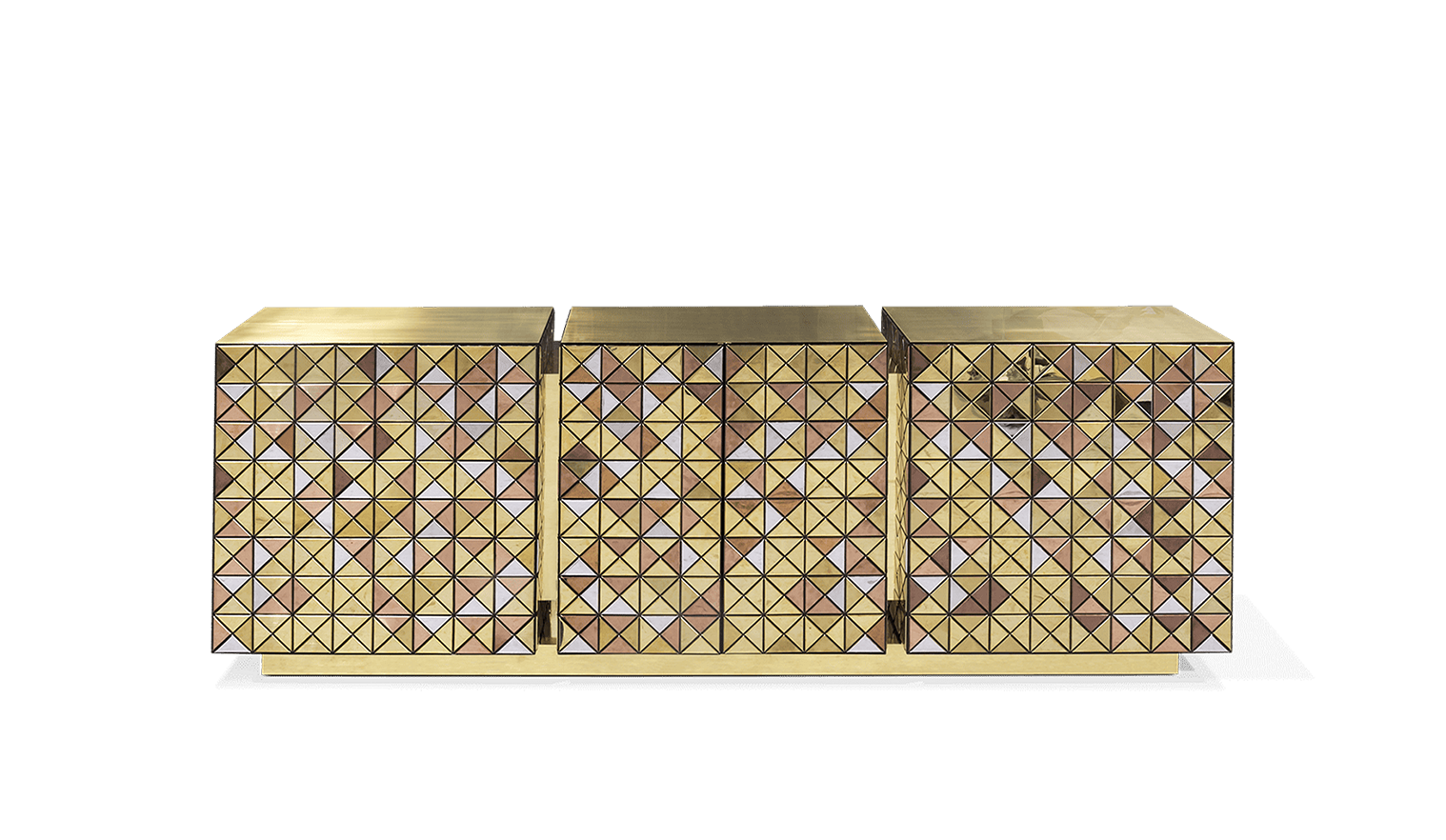 Luxury Pixel Anodized Sideboard by Boca do Lobo