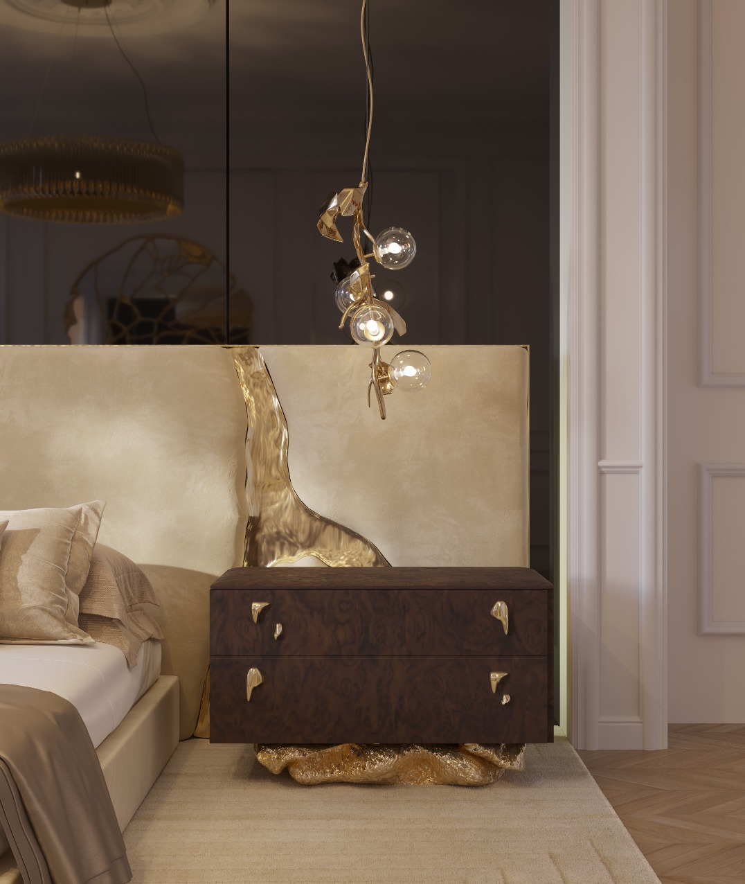 Contemporary angra walnut by Boca do Lobo