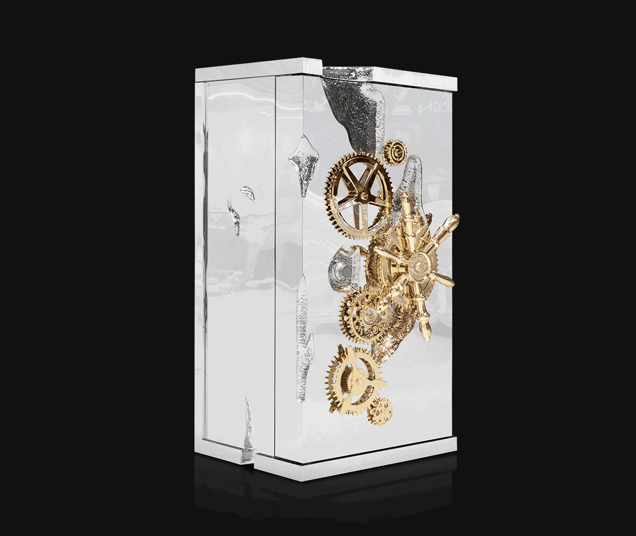 Millionaire Silver Luxury Safe by Boca do Lobo, Safe Box