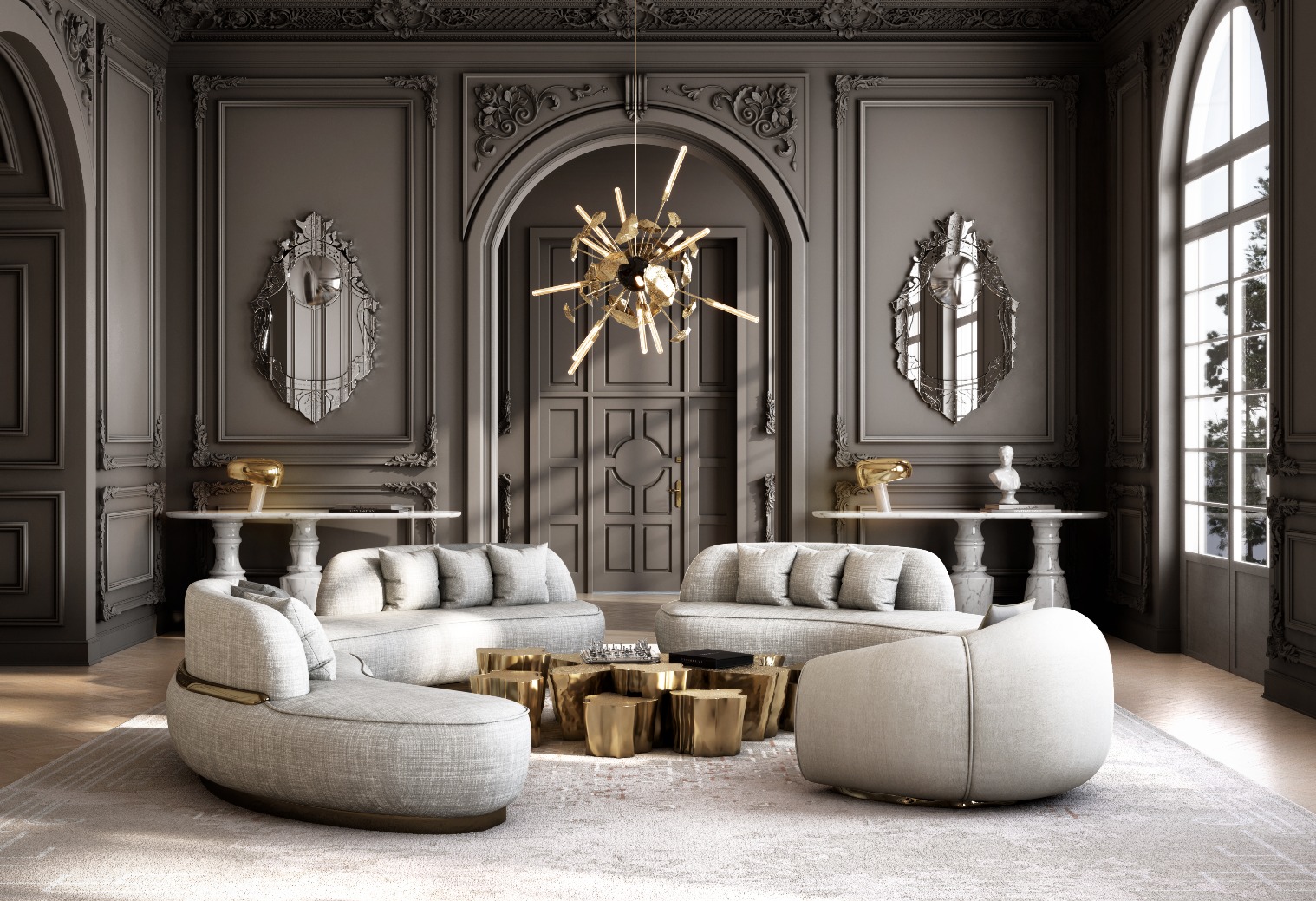 Contemporary odette B-Right by Boca do Lobo
