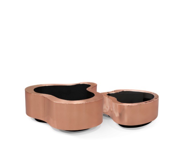 wave small polished copper