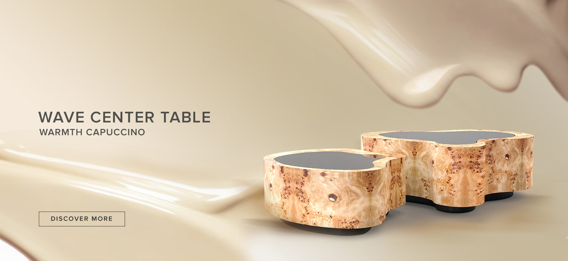 Wave Poplar Center Table by Boca do Lobo