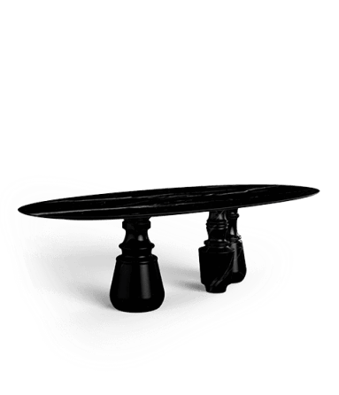 Pietra Oval XL Dining Table Design by Boca do Lobo