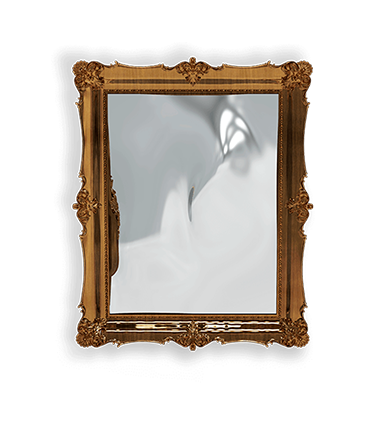 Contemporary Glance Mirror by Boca do Lobo