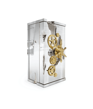 Millionaire Gold Luxury jewelry Safe by Boca do Lobo, Safe Box