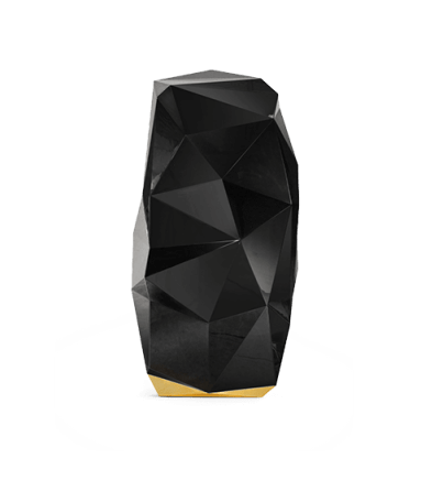 Eclectic Diamond Black Safe by Boca do Lobo