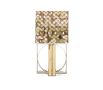 Pixel Anodized Gold Legs Cabinet