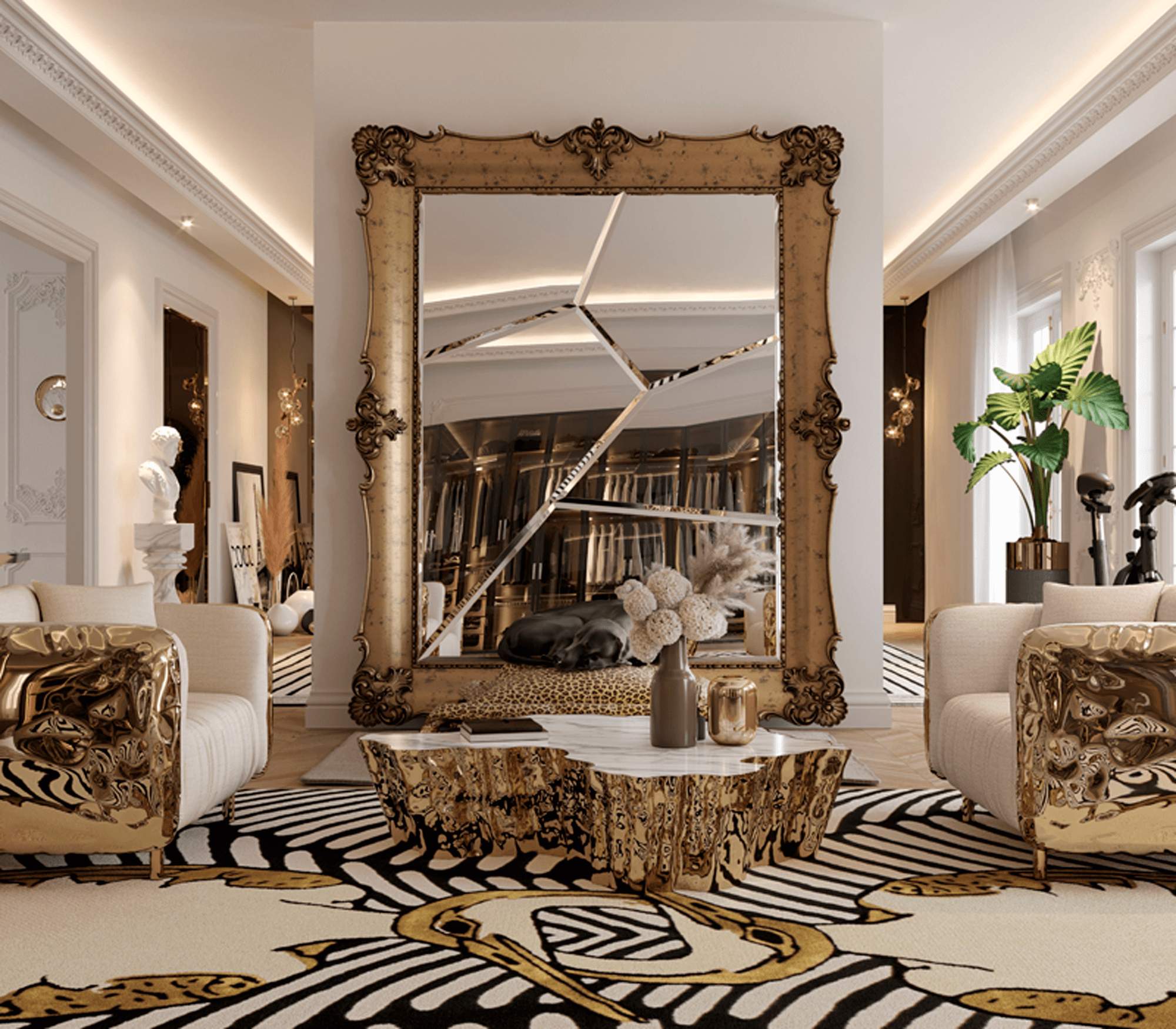D. Dinis Fragmented Mirror | Boca do Lobo Exclusive Design