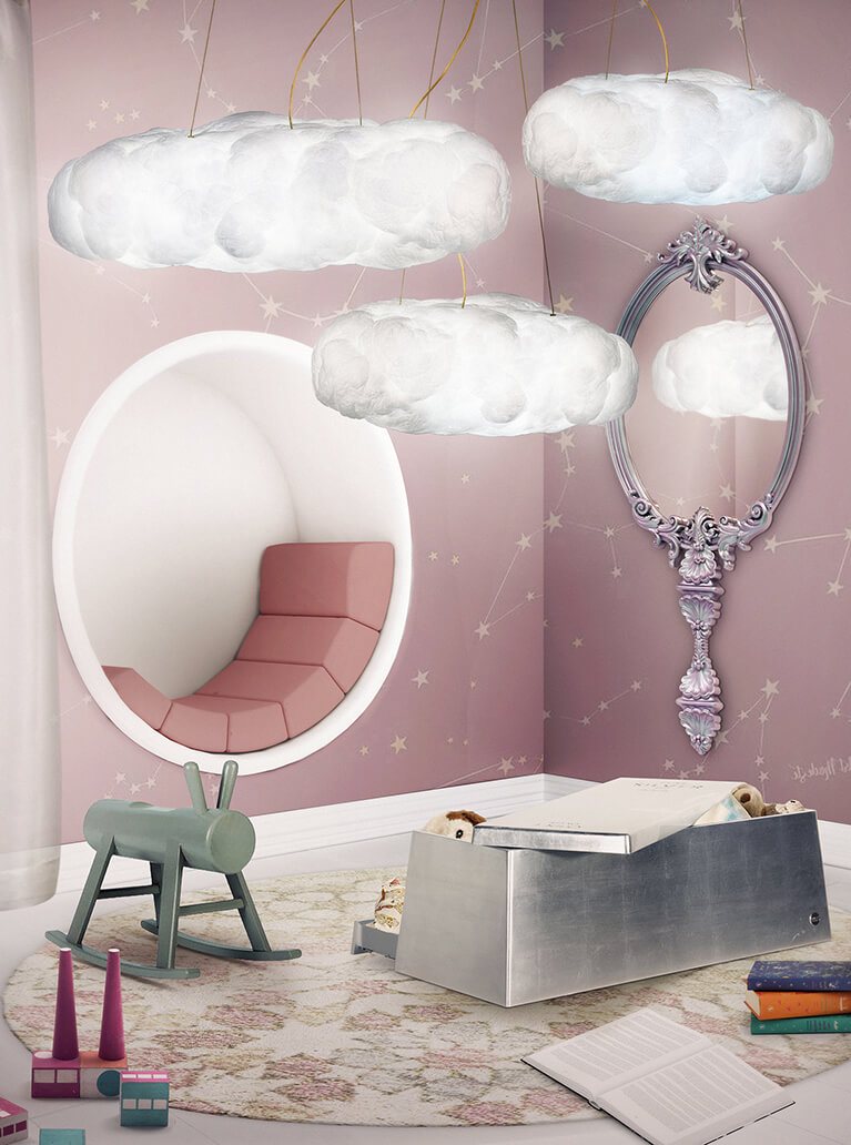 Cloud Suspension Lamp Boca do Lobo Exclusive Design