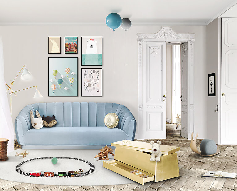 Gold Toy Box Toy Box by CIRCU
