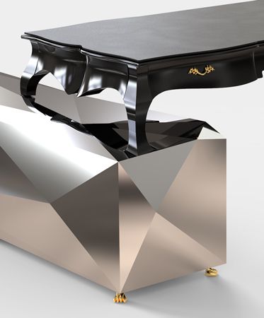 Boulevard Diamond Modern Desk