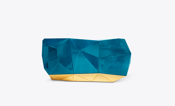 Diamond Blue Luxury Sideboard