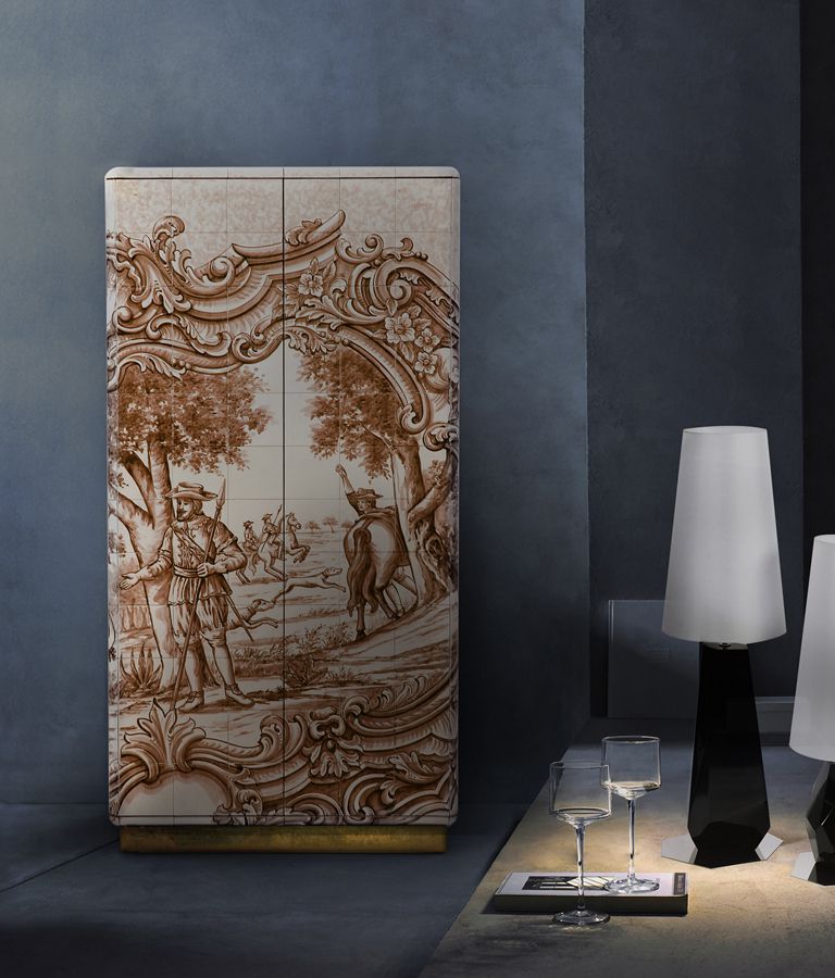 Heritage Sepia Handmade Cabinet