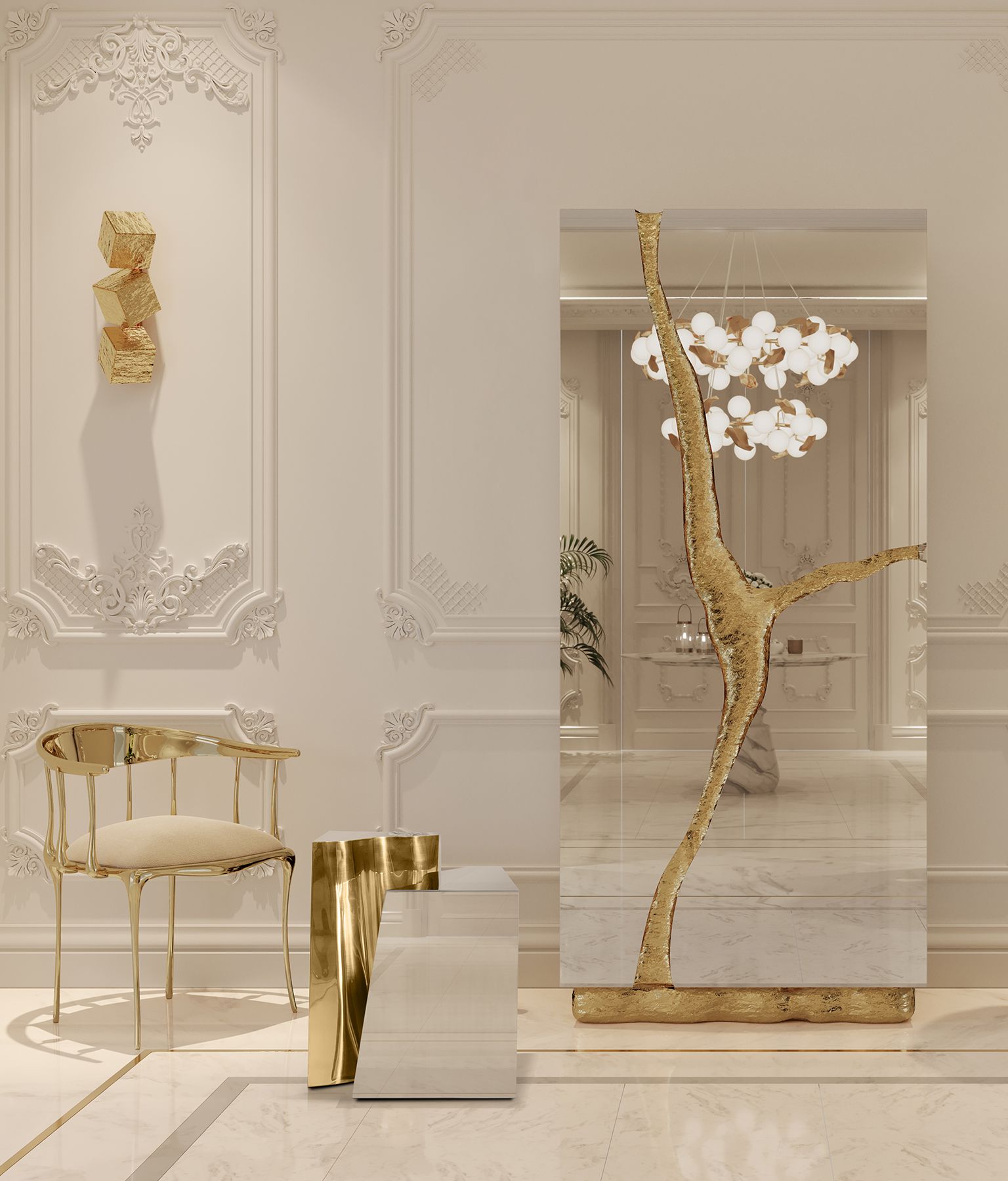 Ophelia Carrara Marble