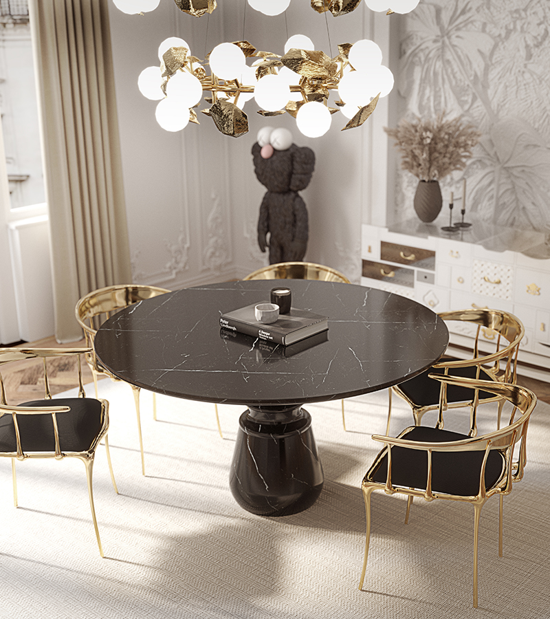 Pietra Round Blue Marble