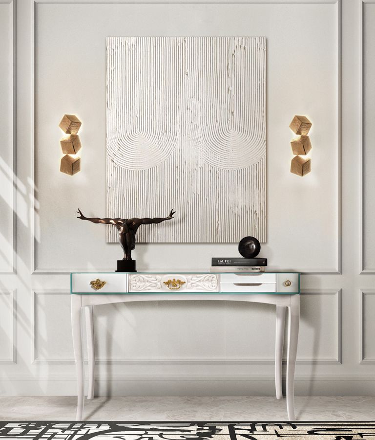 Soho White Eclectic Console