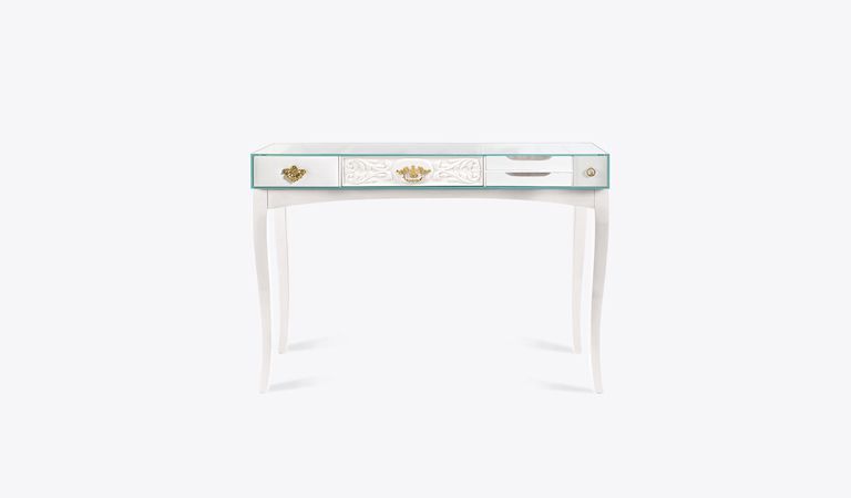 Soho White Eclectic Console