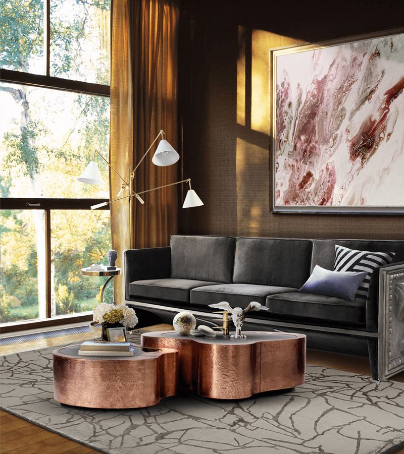 Wave Poplar Luxury Center Table