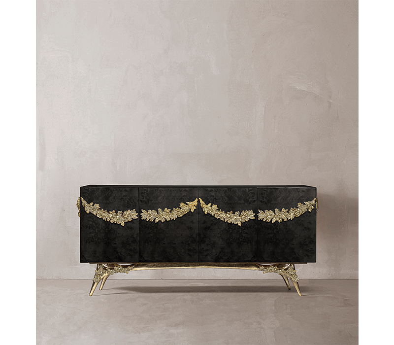 Majestic Black Walnut Root Veneer Sideboard mobile image 3