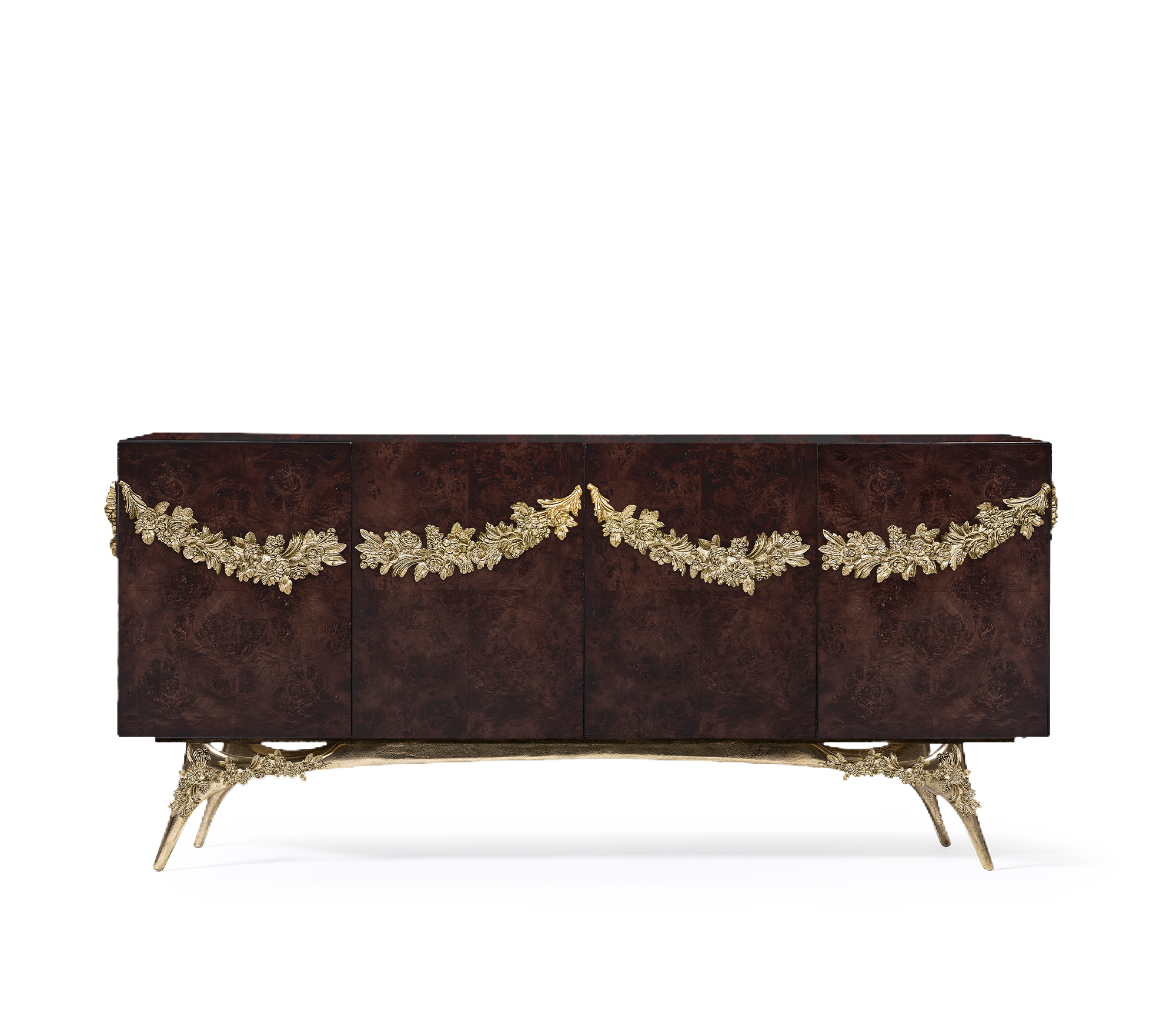 Majestic Walnut Root Veneer Sideboard mobile image 1