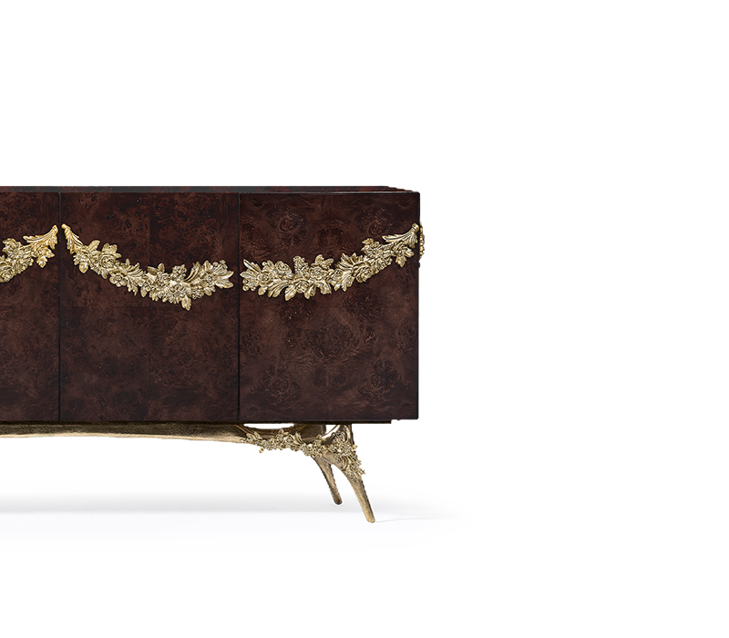 Majestic Walnut Root Veneer Sideboard mobile image 2