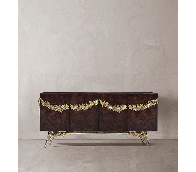 Majestic Walnut Root Veneer Sideboard mobile image 3