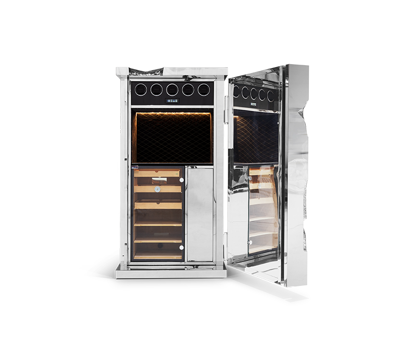 Millionaire Silver Cigar Luxury Safe mobile image 2