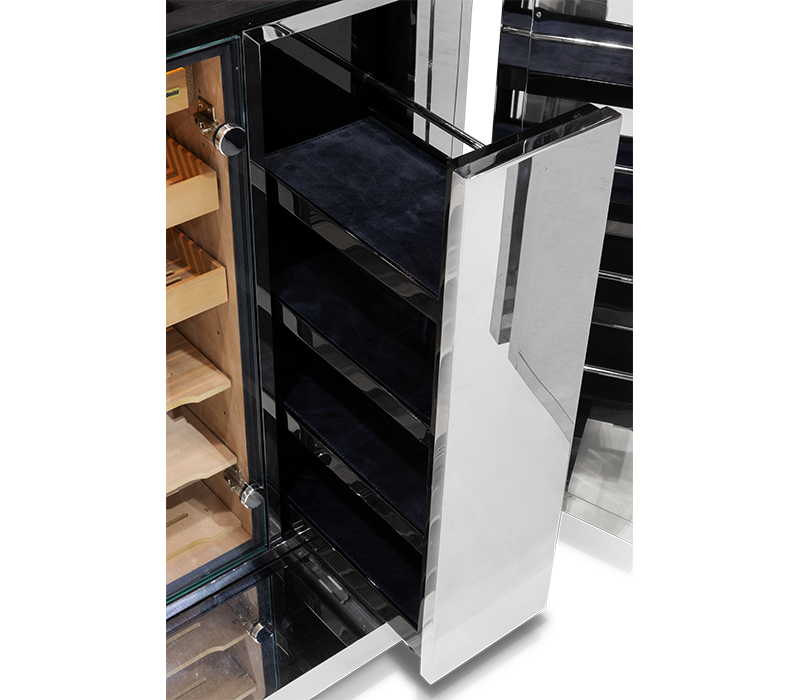 Millionaire Silver Cigar Luxury Safe mobile image 8
