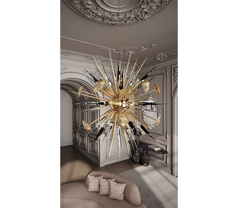 Outburst  Black Chandelier mobile image 4