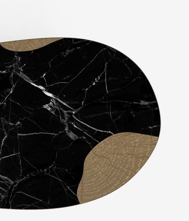 Ophelia Nero Marquina And patina