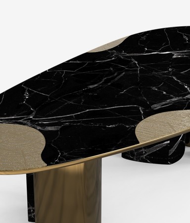Ophelia Nero Marquina And patina
