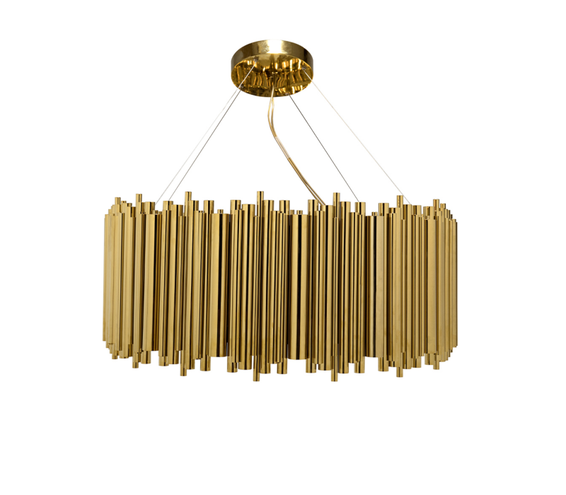 Brubeck Round Suspension Lamp mobile image 2