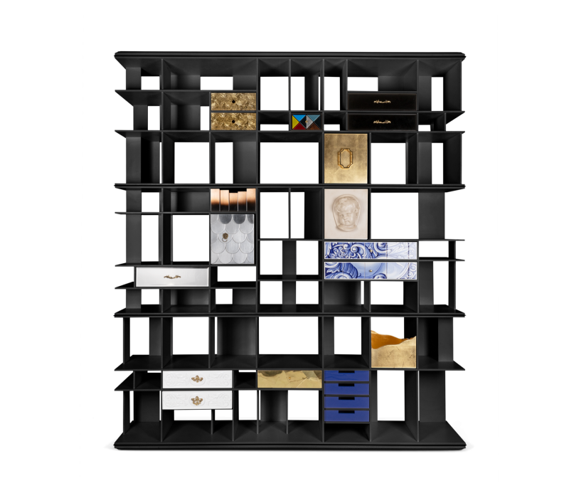 Coleccionista Black Bookcase mobile image 1