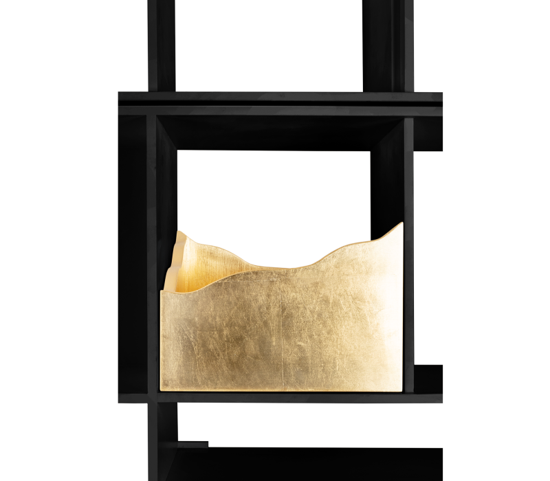 Coleccionista Black Bookcase mobile image 10