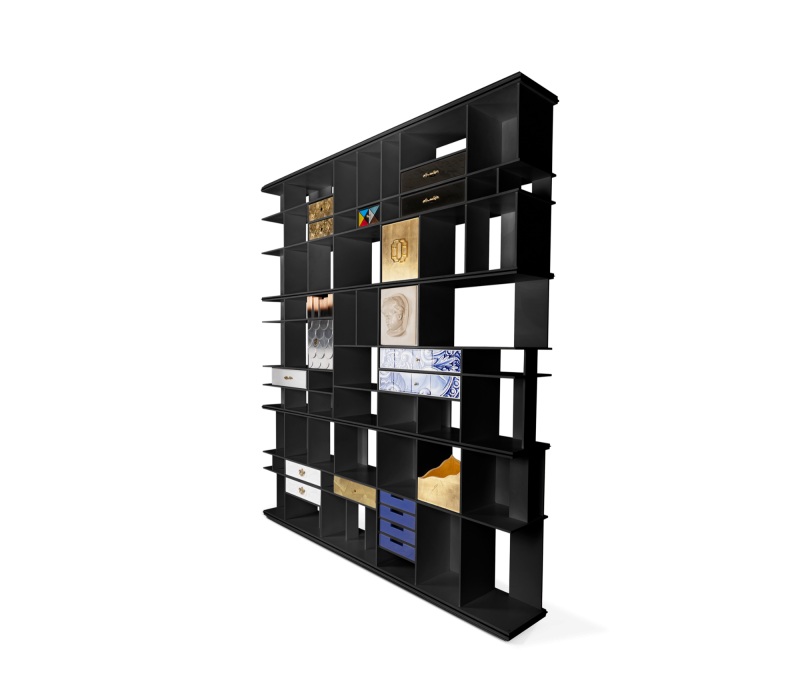 Coleccionista Black Bookcase mobile image 2
