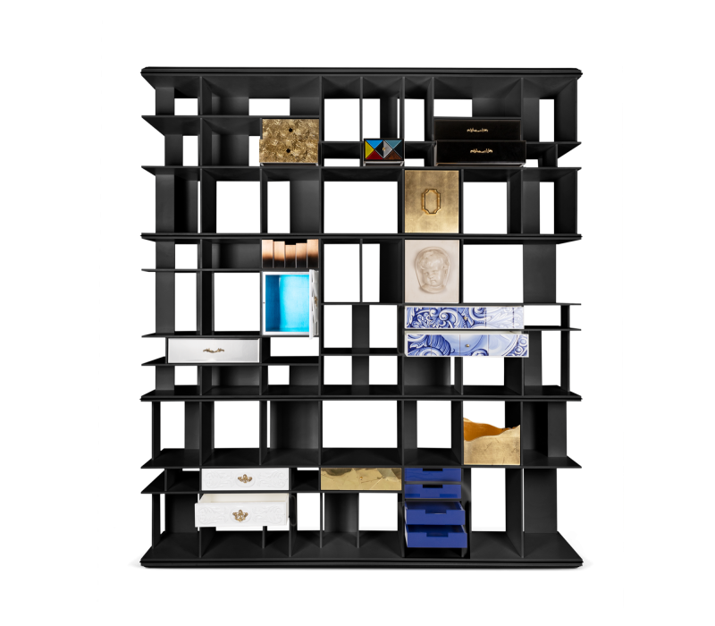 Coleccionista Black Bookcase mobile image 3