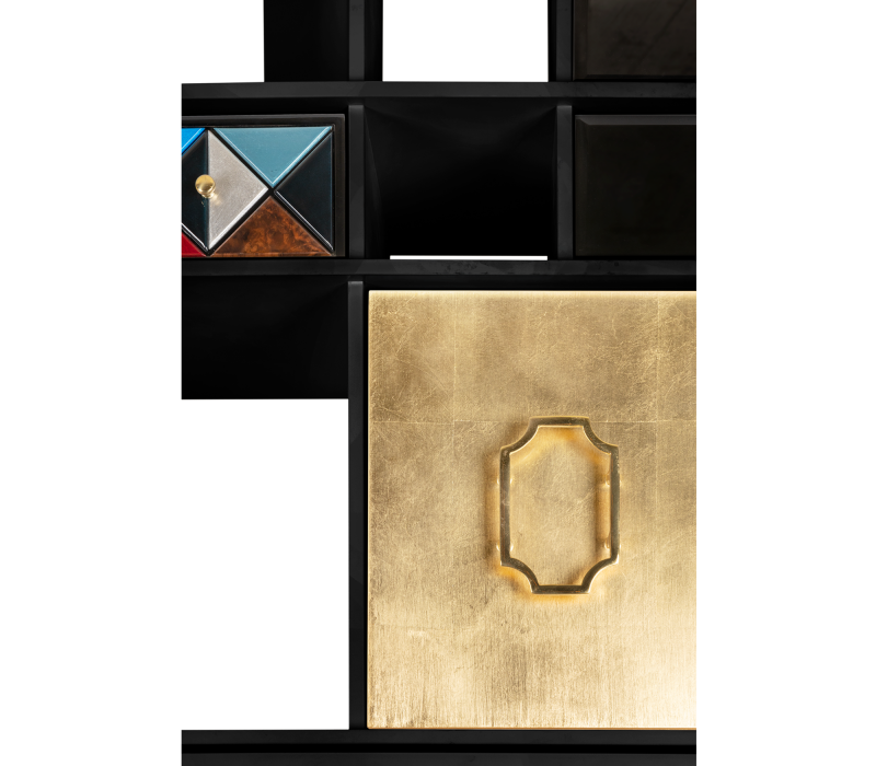 Coleccionista Black Bookcase mobile image 8