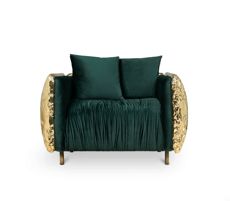 Imperfectio Green Armchair mobile image 1