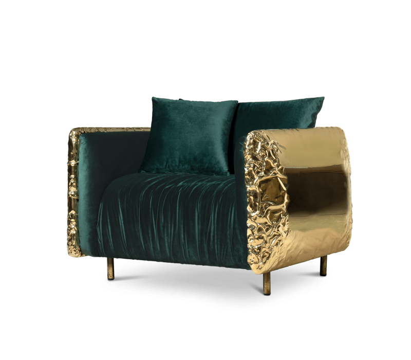 Imperfectio Green Armchair mobile image 2