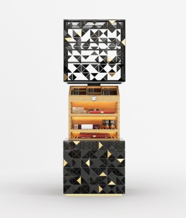 Habano Black Cigar Humidor