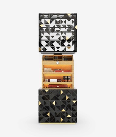 Habano Black Cigar Humidor