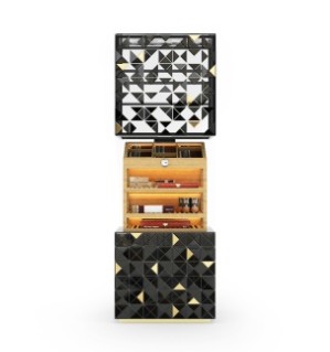Habano Black Cigar Humidor