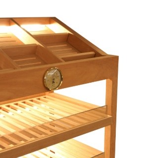 Habano Black Cigar Humidor