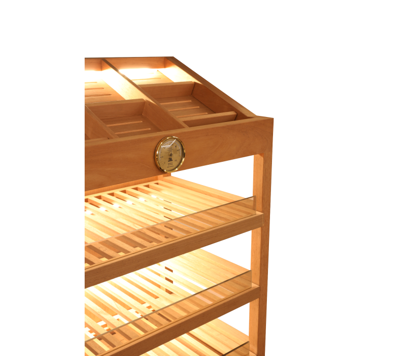 Habano Black Cigar Humidor Cabinet mobile image 6