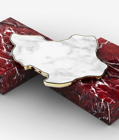 Navarra Rosso Levanto and Carrara Marble