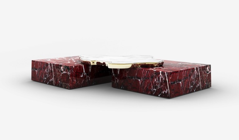 Navarra Rosso Levanto and Carrara Marble