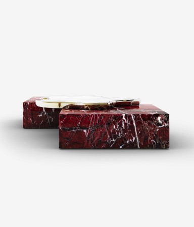 Navarra Rosso Levanto and Carrara Marble