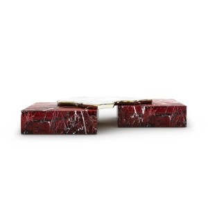 Navarra Rosso Levanto and Carrara Marble