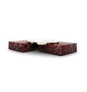 Navarra Rosso Levanto and Carrara Marble